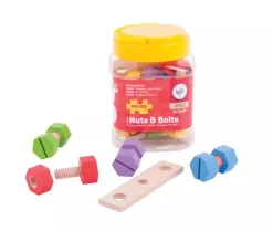 Bigjigs Jar of Nuts & Bolts