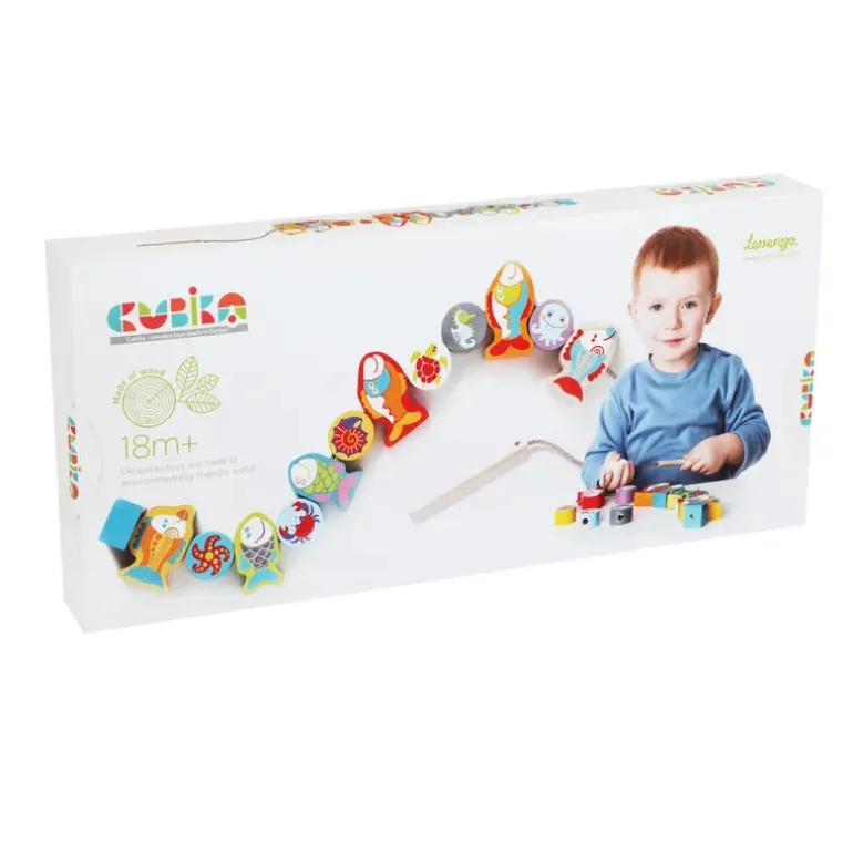 Cubika Fish Lacing Toy
