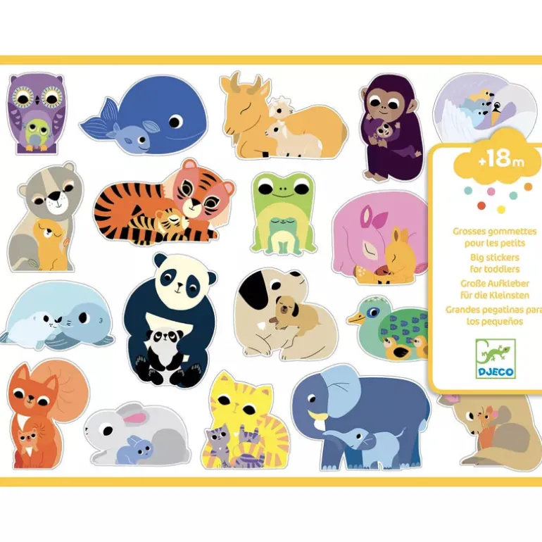 Djeco Big Stickers Mum and Baby