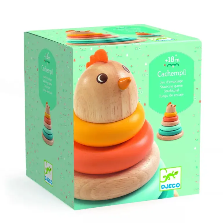 Djeco Cachempil Stacking Hen