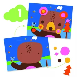 Djeco Collage The Mouse And His Friends