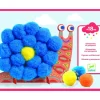 Djeco Collages – Gros pompons