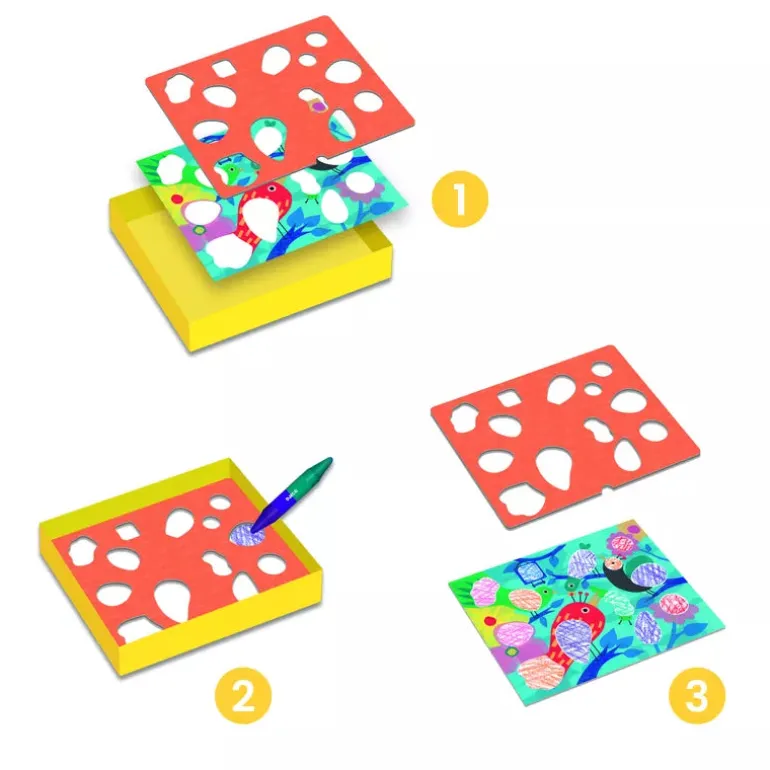 Djeco Colouring Birdie & Co