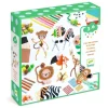 Djeco Colours For Little Ones Jungle Animal Creation Box