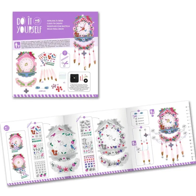 Djeco Create Do It Yourself Clock Cuckoo