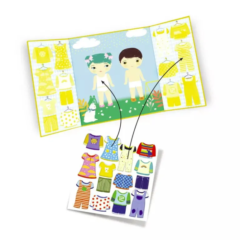 Djeco Create with Stickers Clothes