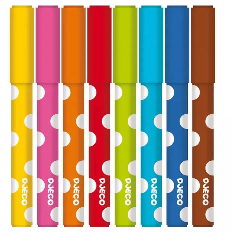 Djeco Felt-tips 8 felt-tips for little ones