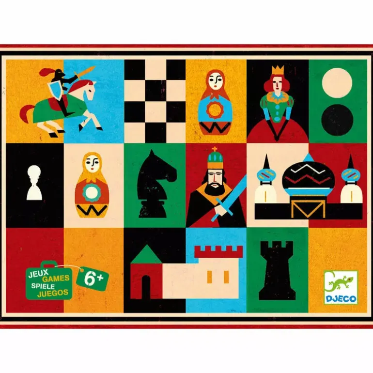 Djeco Game Chess and Draughts