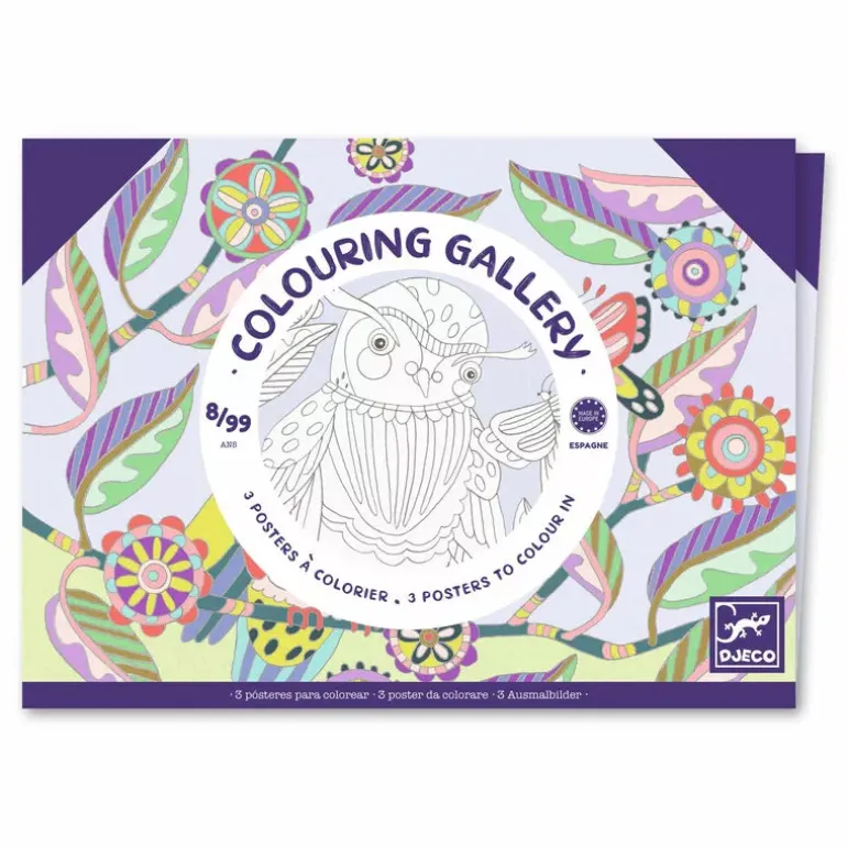 Djeco Large size colouring Birds