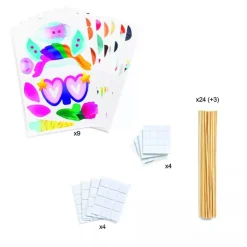 Djeco Mosaics & Stickers Animal Party