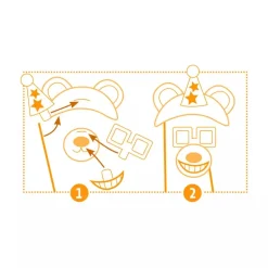 Djeco Mosaics & Stickers Animal Party