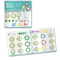 Djeco Mosaics & Stickers Pretty Flowers