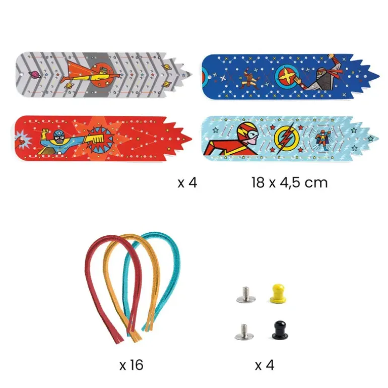 Djeco Mosaics & Stickers Super-Powers - Fsc Mix