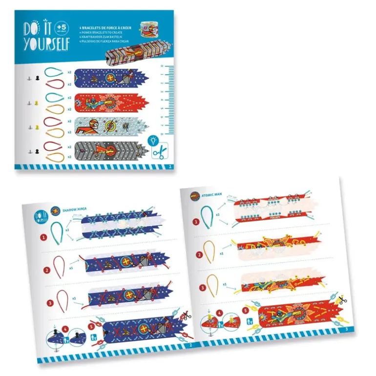 Djeco Mosaics & Stickers Super-Powers - Fsc Mix