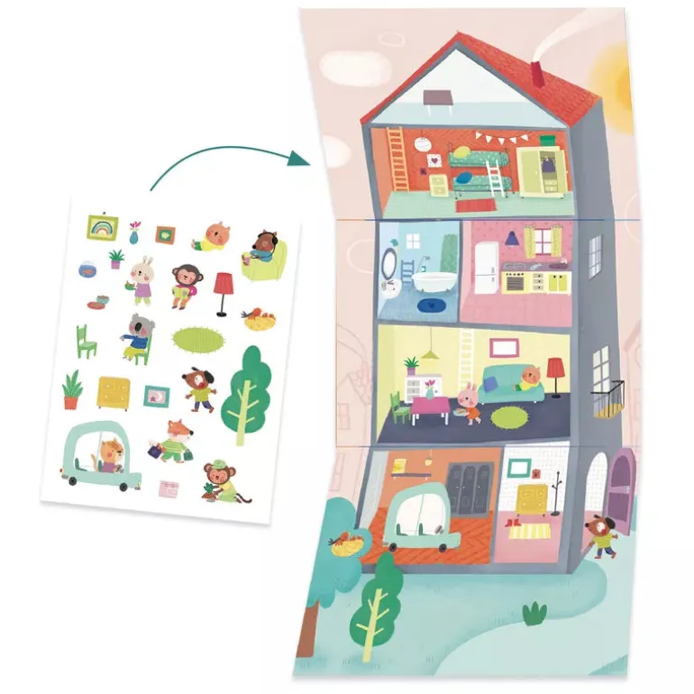 Djeco Multi Activity Animal houses