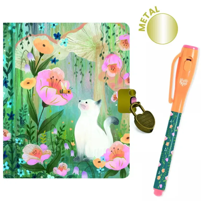Djeco Notebooks Kendra Little Secret Notebook - Magic Pen