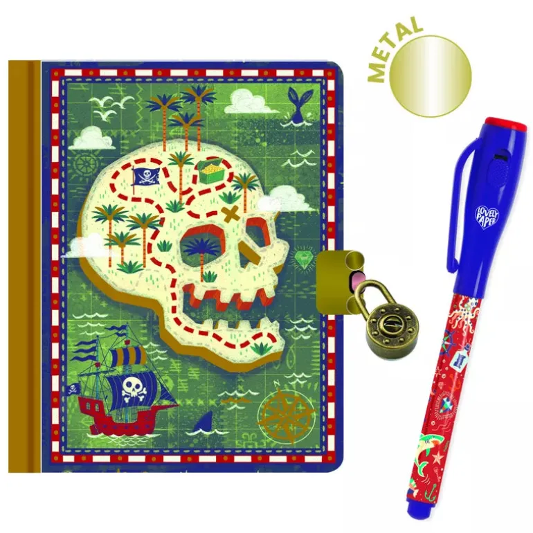 Djeco Notebooks Steve Little Notebook - Magic Pen