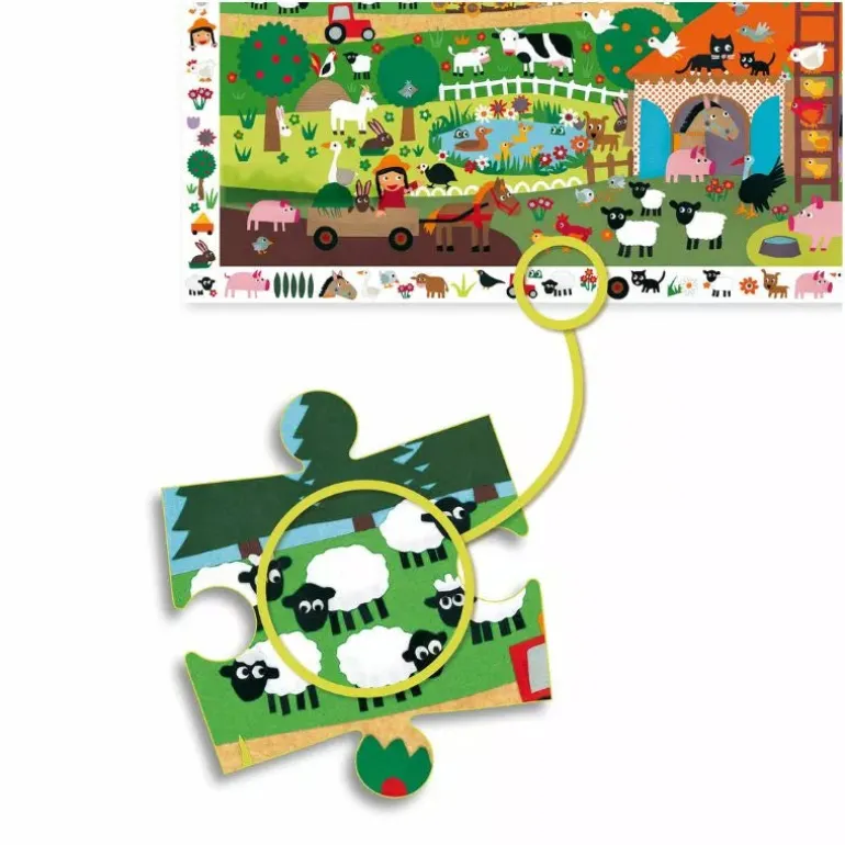 Djeco Puzzle The farm - 35 pcs