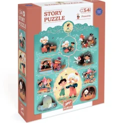 Djeco Puzzles Story Pinocchio - 54 pcs