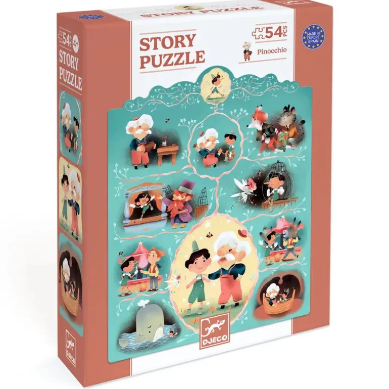 Djeco Puzzles Story Pinocchio - 54 pcs