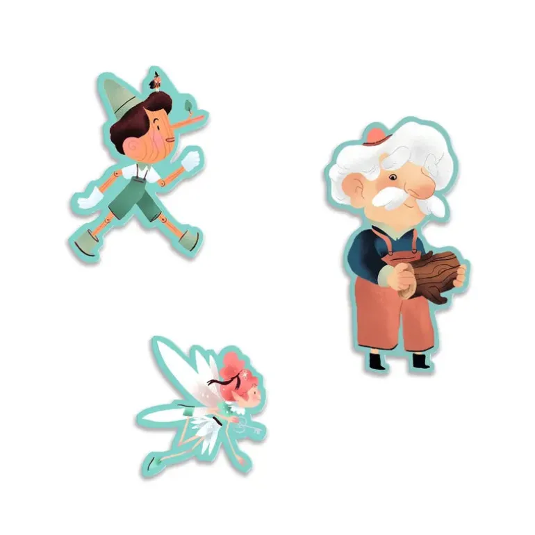 Djeco Puzzles Story Pinocchio - 54 pcs