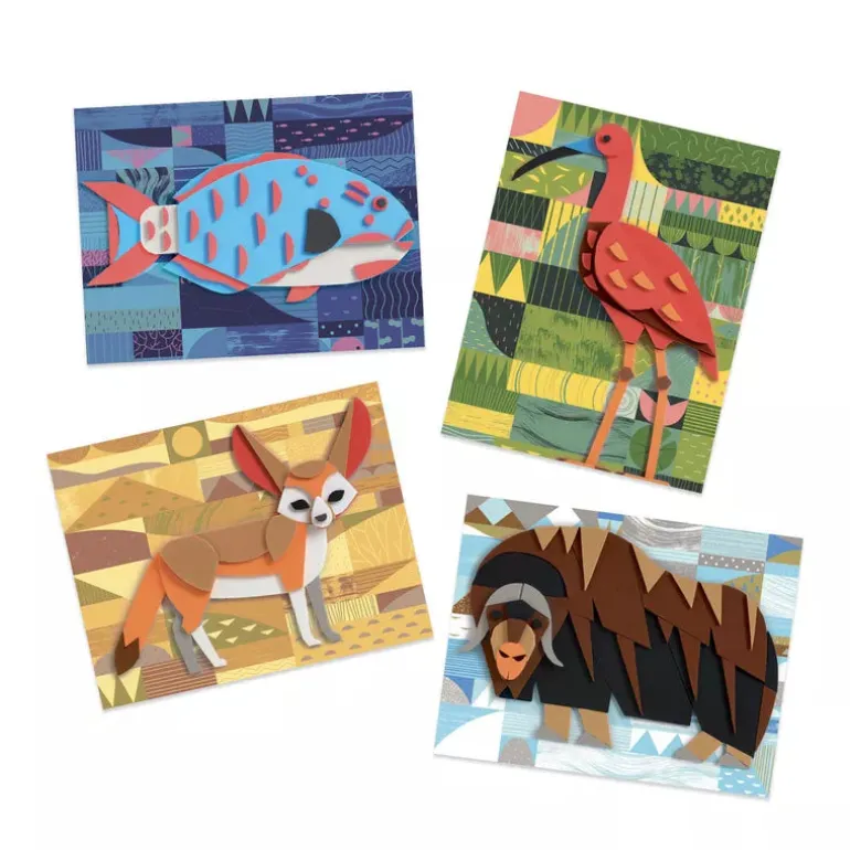 Djeco Relief Collage Into the Wild