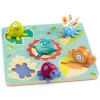 Djeco Relief Puzzle Lilo Turtle & Friends
