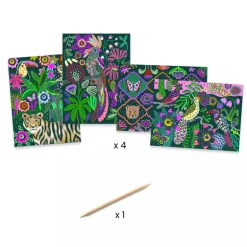 Djeco Scratch Cards Rococo