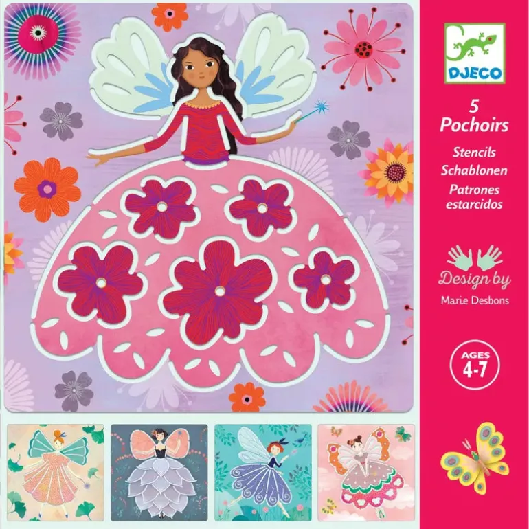Djeco Stencils Fairies