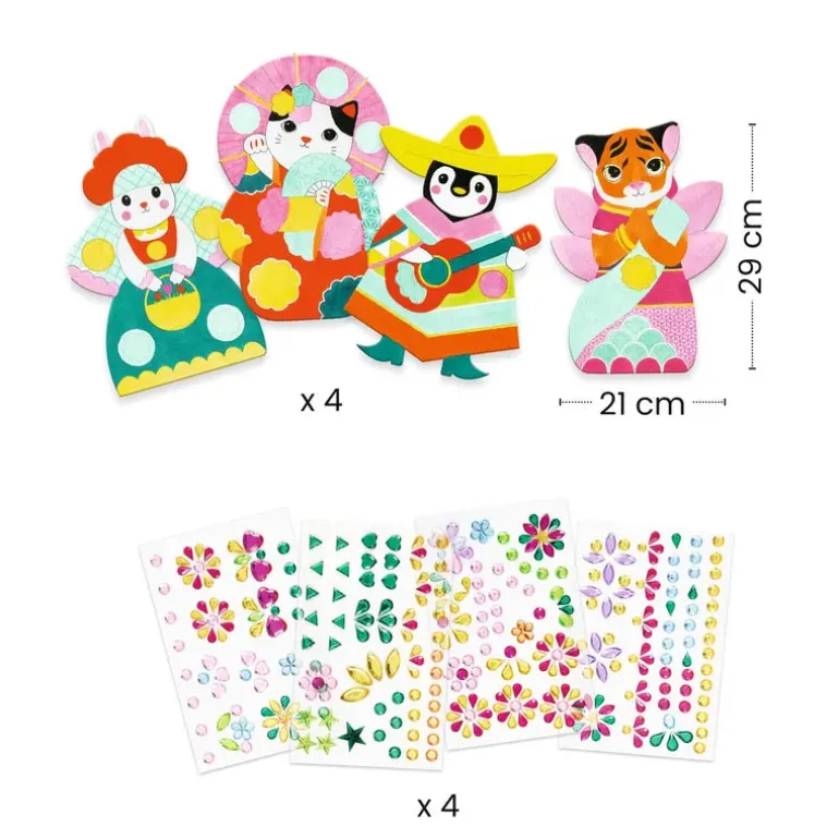 Djeco Stickers Rhinestones