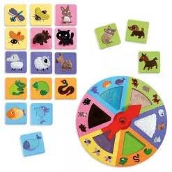 Djeco Tactilo Loto Animals