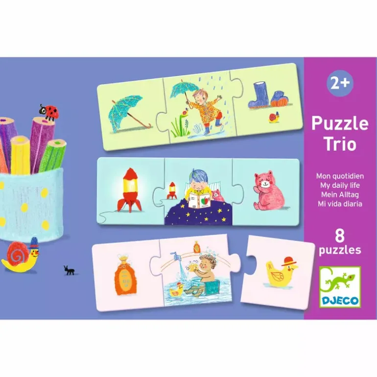 Djeco Trio Puzzle My daily life
