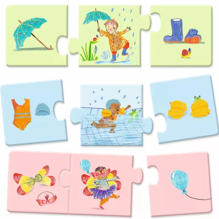 Djeco Trio Puzzle My daily life
