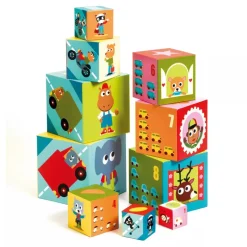 Djeco Vehicles Stacking Blocks