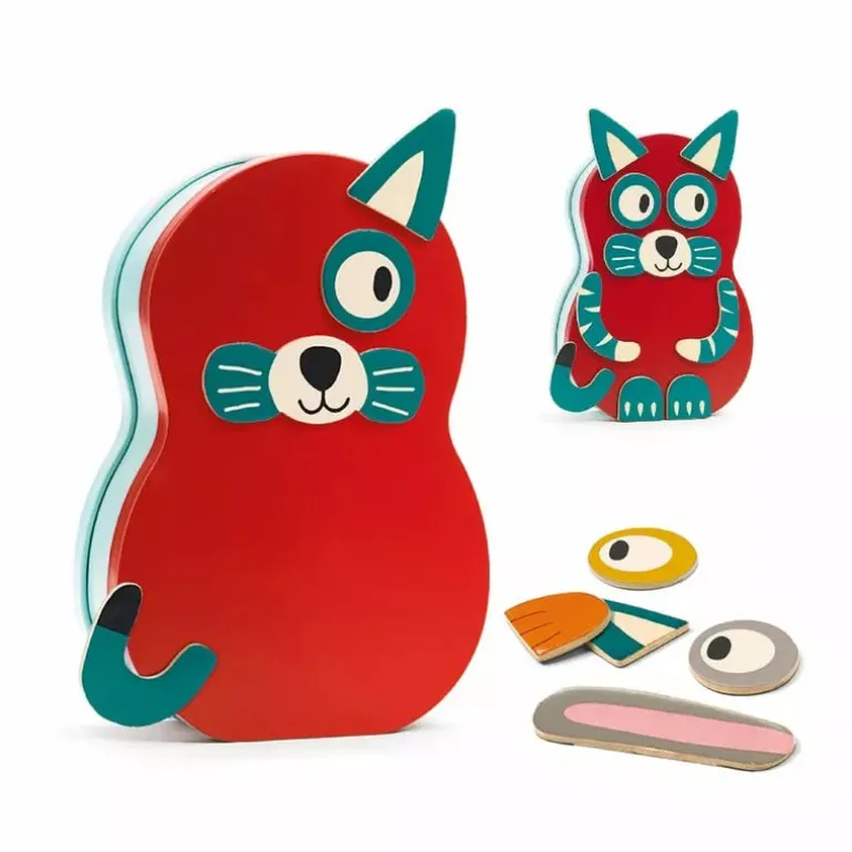 Djeco Wooden Magnetic Inzebox Animo