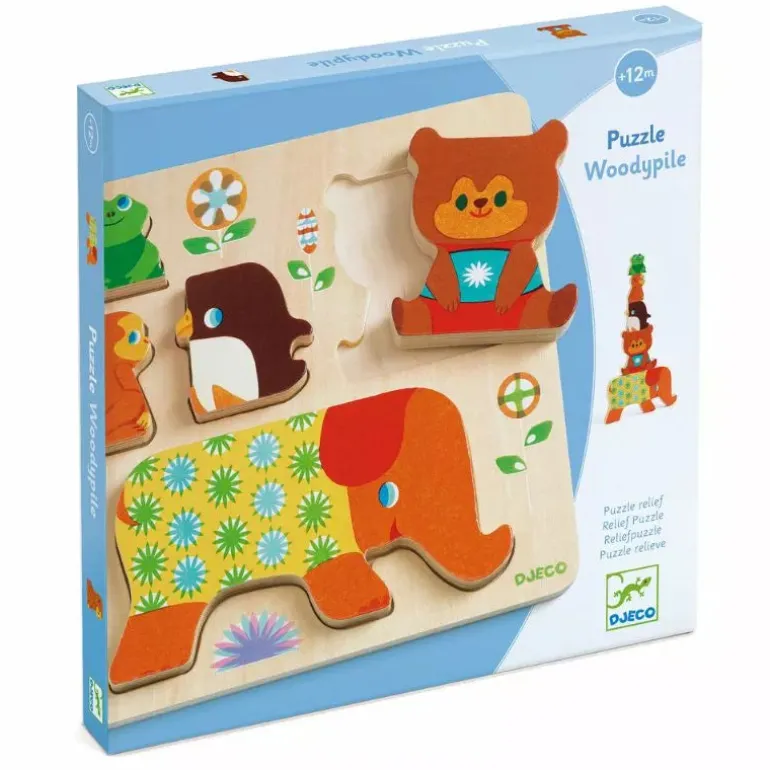 Djeco Wooden Puzzle Woodypile
