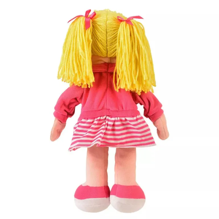 Fiesta Crafts Girl Mouth Moving Hand Puppet