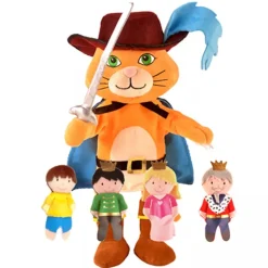 Fiesta Crafts Puss in Boots Puppet Set