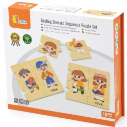 Getting Dressed Sequence Puzzle Set