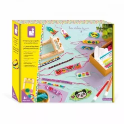 Janod 13 Pieces Of Pop Bead Jewellery And Loom