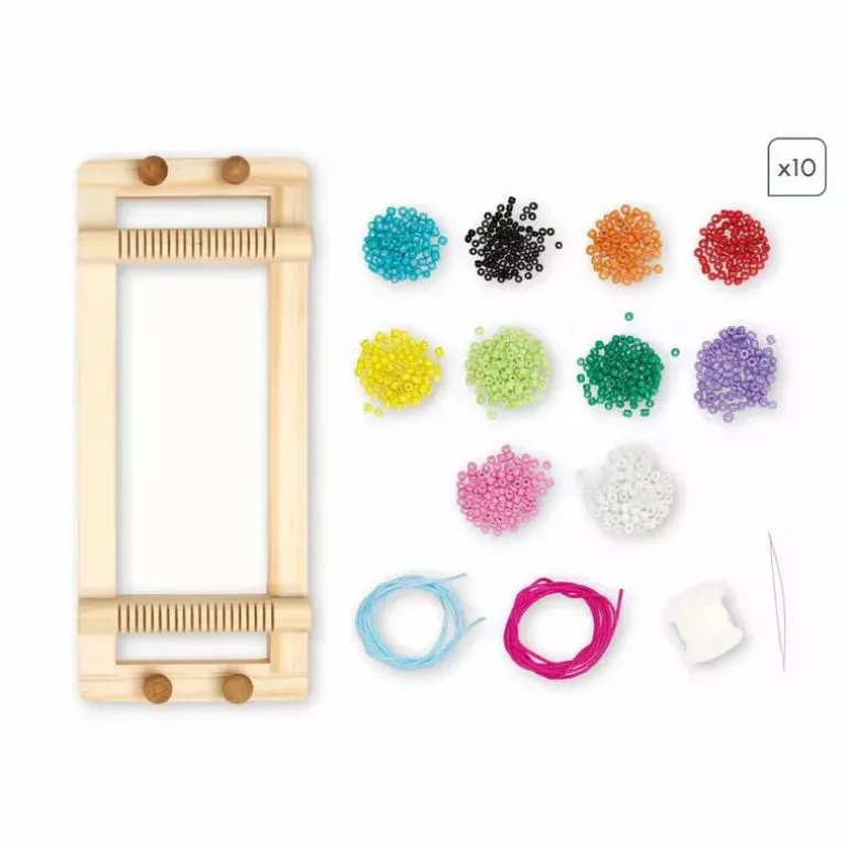Janod 13 Pieces Of Pop Bead Jewellery And Loom