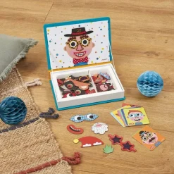 Janod Boy's Crazy Faces Magneti'book