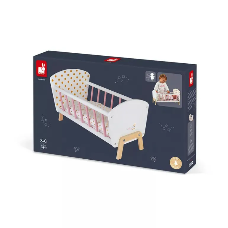 Janod Candy Chic Doll's Bed