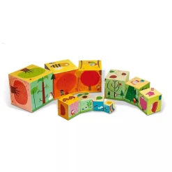 Janod Four Seasons Square Stacking Pyramid