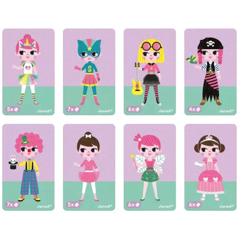 Janod Girl's Costumes Magneti'book
