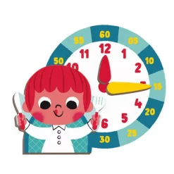 Janod Learn to Tell the Time Magneti’Book