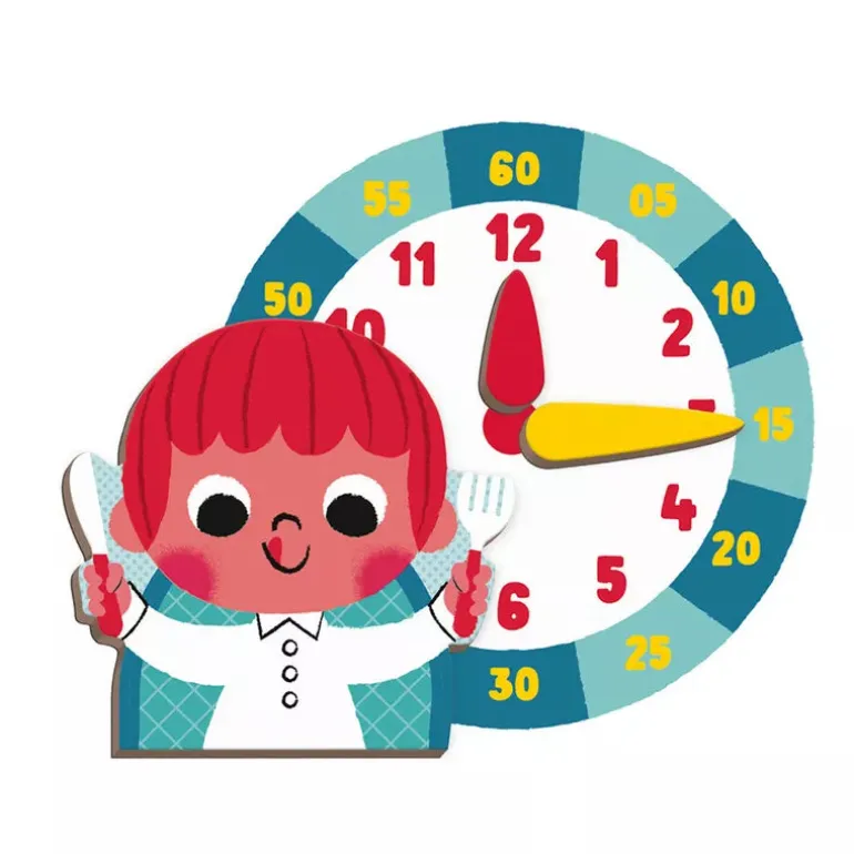 Janod Learn to Tell the Time Magneti’Book