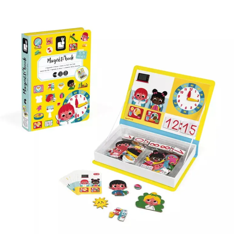 Janod Learn to Tell the Time Magneti’Book