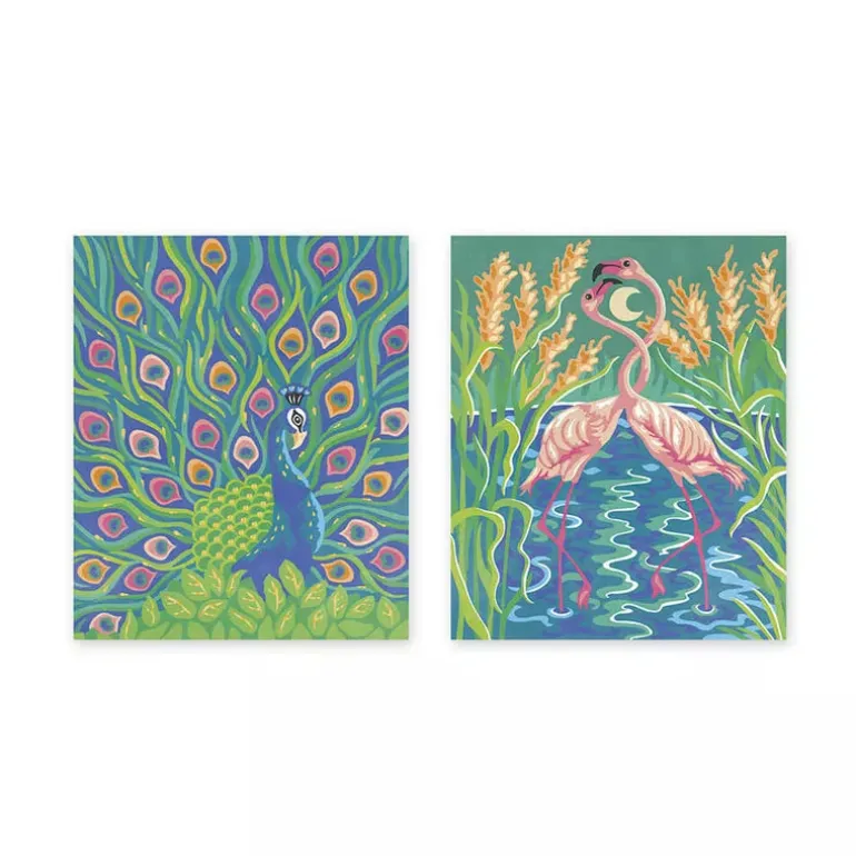 Janod Paint By Numbers Fabulous Birds