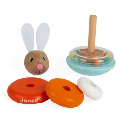 Janod Roly-Poly Rabbit Stacking Toy